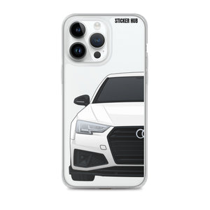 White B9 Audi S4 "Facelift" - iPhone Case