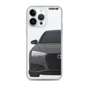 Gray B9 Audi S4 "Facelift" - iPhone Case