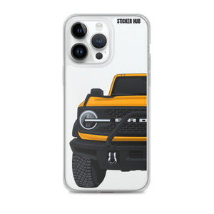 Cyber Orange Ford Bronco "First Edition" - iPhone Case