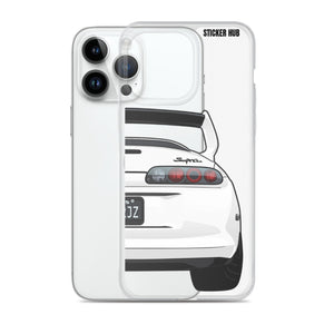 White Toyota Supra - iPhone Case