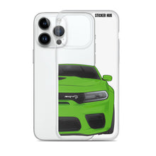 Load image into Gallery viewer, Green Charger Hellcat (Widebody) - iPhone Case