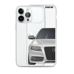 Silver B8 Audi S4 - iPhone Case