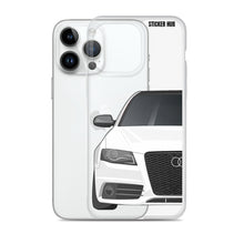 Load image into Gallery viewer, White B8 Audi S4 - iPhone Case