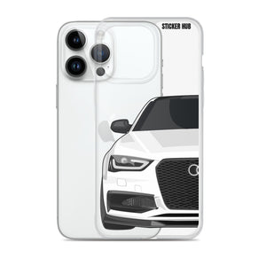 White B8.5 Audi S4 - iPhone Case