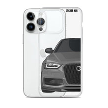 Load image into Gallery viewer, Monsoon Gray B8.5 Audi S4 - iPhone Case