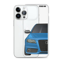 Load image into Gallery viewer, Sprint Blue B8 Audi S4 - iPhone Case