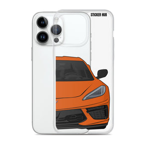 Sebring Orange C8 Corvette - iPhone Case