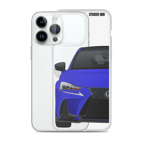 Ultrasonic Blue Lexus IS300 - iPhone Case