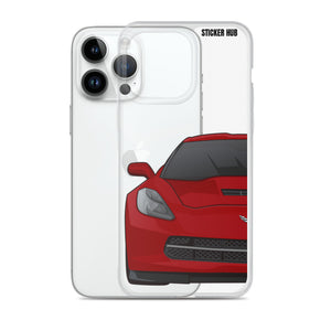 Crystal Red C7 Corvette Stingray - iPhone Case