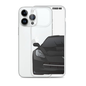 Black C7 Corvette Stingray - iPhone Case