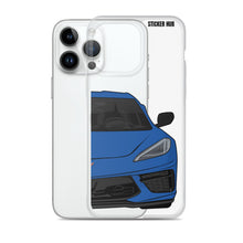 Load image into Gallery viewer, Elkhart Blue C8 Corvette - iPhone Case