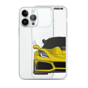 Yellow C7 Corvette Zr1 - iPhone Case