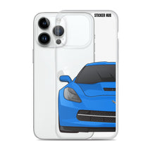 Load image into Gallery viewer, Laguna Blue C7 Corvette Stingray - iPhone Case