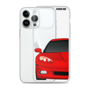 Victory Red C6 Corvette - iPhone Case