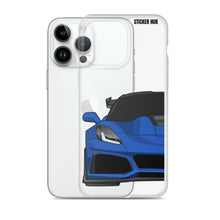 Load image into Gallery viewer, Elkhart Blue C7 Corvette Zr1 - iPhone Case