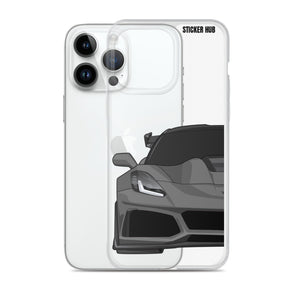 Gray C7 Corvette Zr1 - iPhone Case