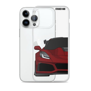 Long Beach Red C7 Corvette Zr1 - iPhone Case