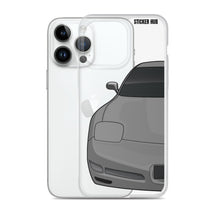 Load image into Gallery viewer, Pewter Gray C5 Corvette Z06 - iPhone Case