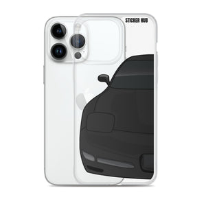 Black C5 Corvette Z06 - iPhone Case