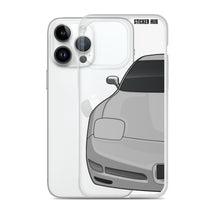 Load image into Gallery viewer, Silver C5 Corvette Z06 - iPhone Case