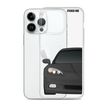 Load image into Gallery viewer, Black C6 Corvette - iPhone Case