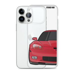 Victory Red C6 Corvette Z06 - iPhone Case