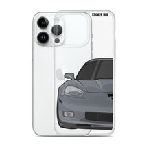 Load image into Gallery viewer, Cyber Gray C6 Corvette Z06 - iPhone Case