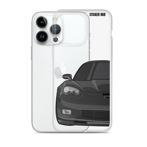 Black C6 Corvette Z06 - iPhone Case