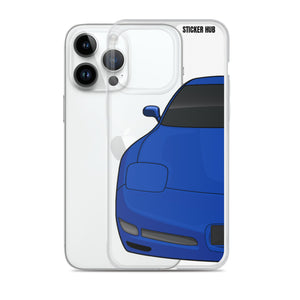 Electron Blue C5 Corvette Z06iPhone Case