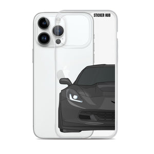 Black C7 Corvette Z06 - iPhone Case