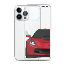 Load image into Gallery viewer, Torch Red C7 Corvette Z06 - iPhone Case