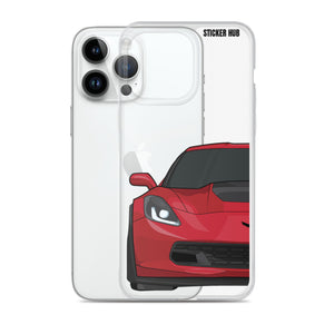 Torch Red C7 Corvette Z06 - iPhone Case