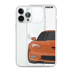 Atomic Orange C6 Corvette Z06 - iPhone Case