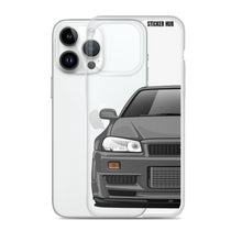 Load image into Gallery viewer, Gray R34 Nissan GTR - iPhone Case