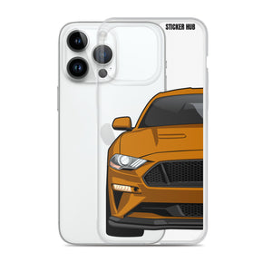 Orange 18-21 Mustang 5.0 - iPhone Case