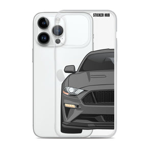 Gray 18-21 Mustang 5.0 - iPhone Case