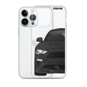 Black 18-21 Mustang 5.0 - iPhone Case