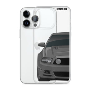 Gray 13-14 Mustang 5.0 - iPhone Case