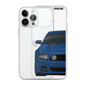 Kona Blue 13-14 Mustang 5.0 - iPhone Case