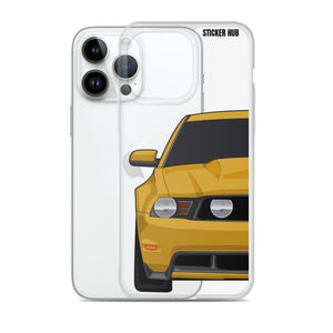 Yellow 11-12 Mustang 5.0 - iPhone Case