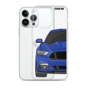 Deep Impact Blue 15-17 Mustang 5.0 - iPhone Case