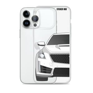 White Cadillac CTS-V - iPhone Case