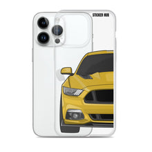 Load image into Gallery viewer, Yellow 15-17 Mustang 5.0 - iPhone Case