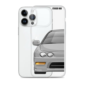 Silver Acura Integra - iPhone Case