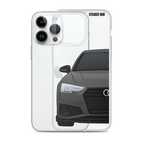 Gray B9 Audi S4 "Facelift" - iPhone Case