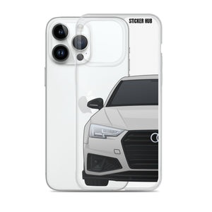 Silver B9 Audi S4 "Facelift" - iPhone Case