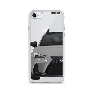 Silver Lexus IS300 - iPhone Case