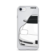 Load image into Gallery viewer, White C5 Corvette Z06 - iPhone Case