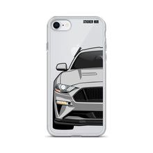 Load image into Gallery viewer, Silver 18-21 Mustang 5.0 - iPhone Case