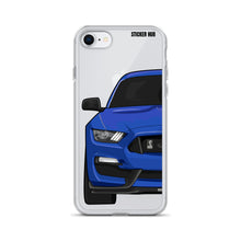 Load image into Gallery viewer, Lightning Blue Mustang GT350 - iPhone Case